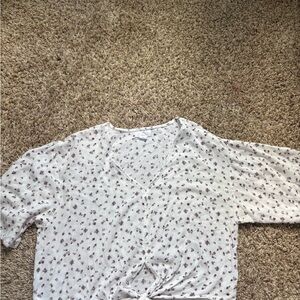 Elegant Floral Print Women's Blouse